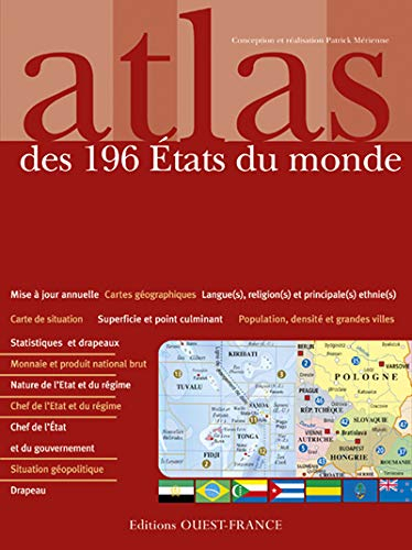 Atlas des 196 Etats du monde : statistiques et drapeaux