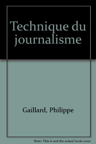 technique du journalisme