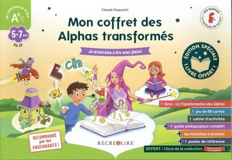 Mon coffret des Alphas transformés : GS-CP, 5-7 ans : je m'entraîne à lire avec plaisir