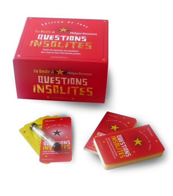 La boîte à questions insolites : édition de luxe : toutes les réponses aux questions que vous ne vou