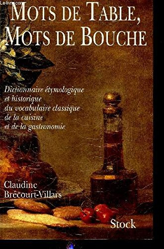 Mots de table, mots de bouche