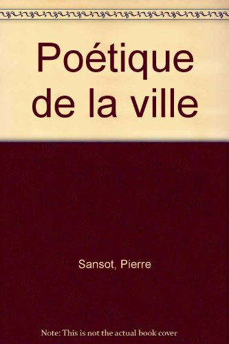 Poétique de la ville