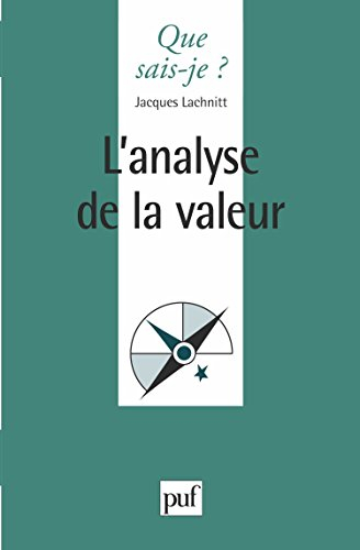 L'Analyse de la valeur
