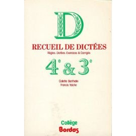 recueil de dictées