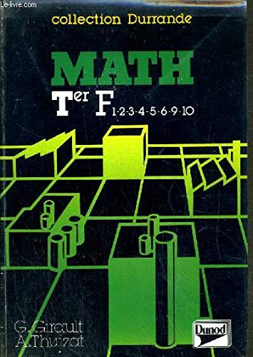 Math : terminales F 1 à 6, 9-10