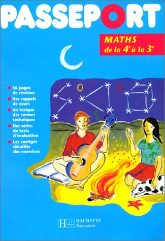 Passeport maths, de la 4e à la 3e