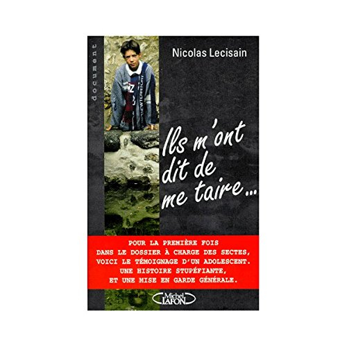 Ils m'ont dit de me taire