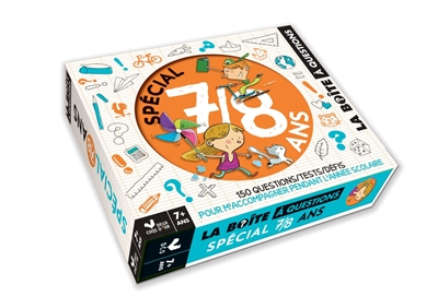 La boîte à questions, spécial 7-8 ans : 156 questions, tests, défis pour m'accompagner pendant l'ann