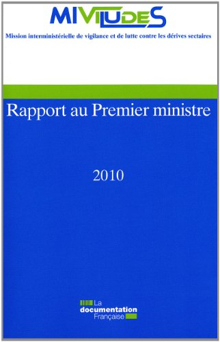 Rapport au Premier ministre 2010