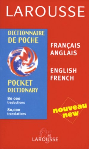 dictionnaire de poche : anglais/français, français/anglais