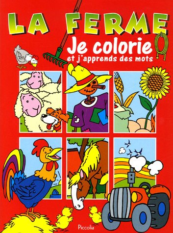 La ferme : je colorie et j'apprends des mots