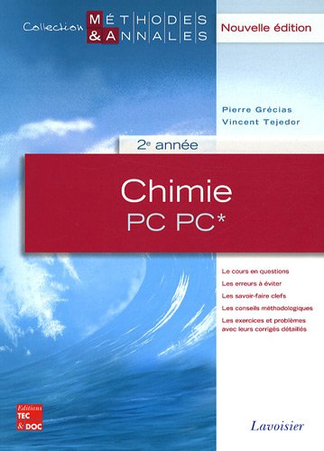 Chimie PC PC*, 2e année