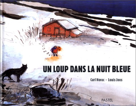un loup dans la nuit bleue