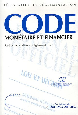 code monétaire et financier