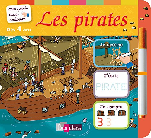 Les pirates : je dessine, j'écris, je compte !