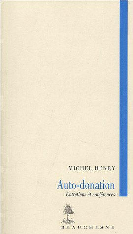 Auto-donation : entretiens et conférences