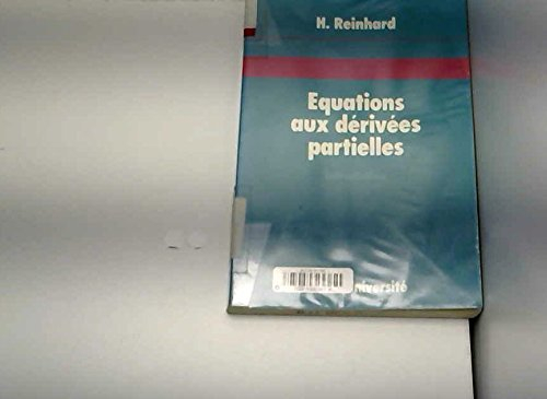 equations derivees partielles. introduction