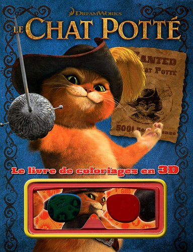 Le Chat Potté : le livre de coloriage en 3D