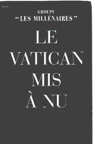 le vatican mis à nu