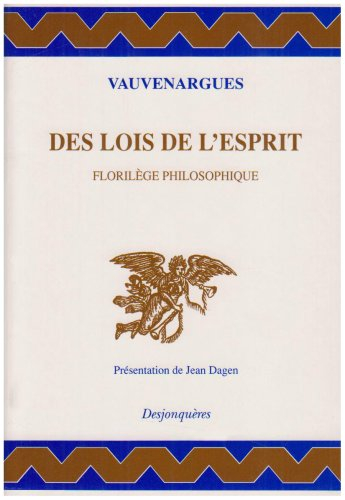 Des lois de l'esprit : florilège philosophique