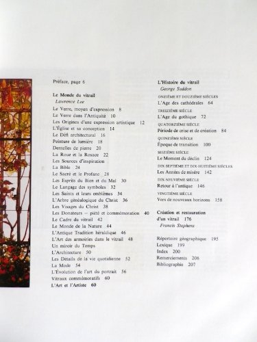 le vitrail : art, histoire, technique