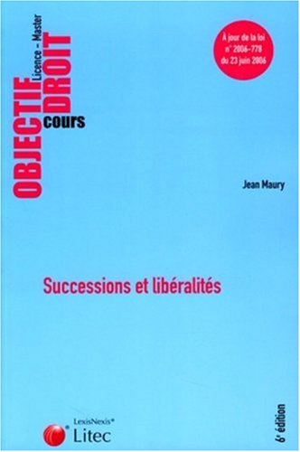 Successions et libéralités