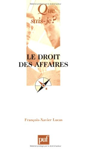 Le droit des affaires