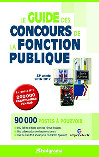 Le guide des concours de la fonction publique