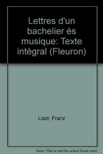 Lettres d'un bachelier es musique