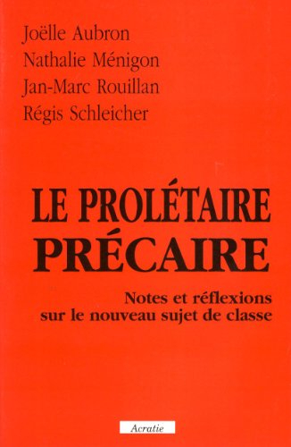 Le prolétaire précaire : notes et réflexions sur le nouveau sujet de classe