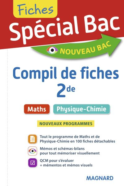 Compil de fiches 2de : nouveaux programmes, nouveau bac