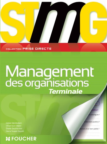 Management des organisations, terminale STMG