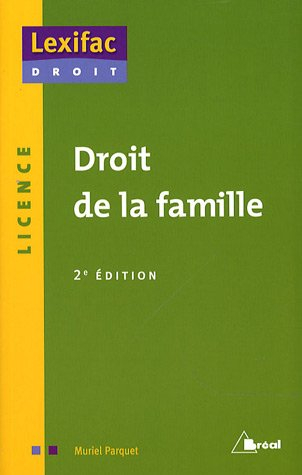 Droit de la famille : licence