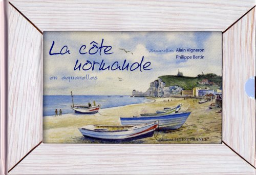 La côte normande en aquarelles