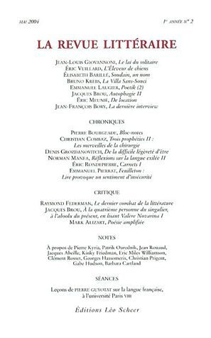 Revue littéraire (La), n° 2