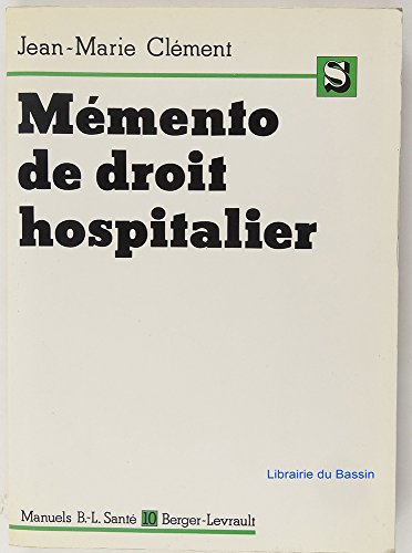 mémento de droit hospitalier