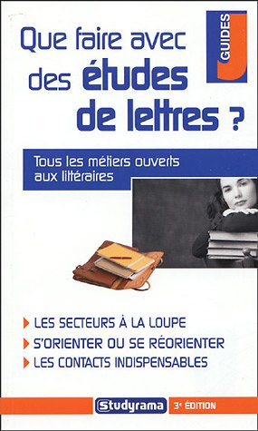 Que faire avec des études de lettres ?