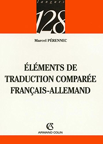 Eléments de traduction comparée français-allemand