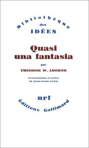 Ecrits musicaux : quasi una fantasia