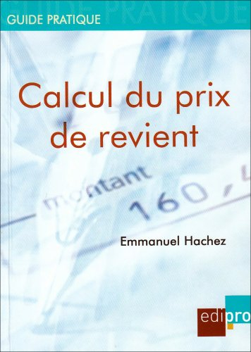 Calcul du prix de revient