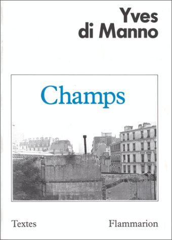 Champs, un livre de poèmes