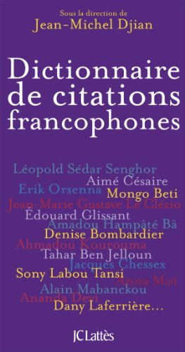 Dictionnaire de citations francophones