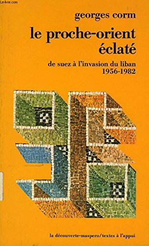 Le Proche-Orient éclaté
