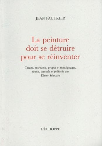 La peinture doit se détruire pour se réinventer