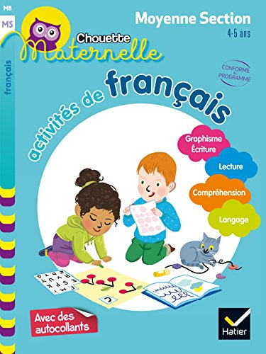 Activités de français, maternelle moyenne section, 4-5 ans