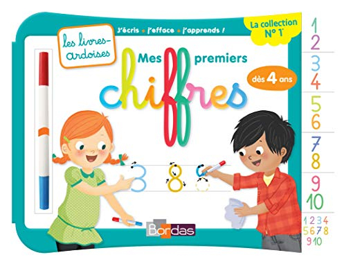 Mes premiers chiffres, dès 4 ans : j'écris, j'efface, j'apprends !