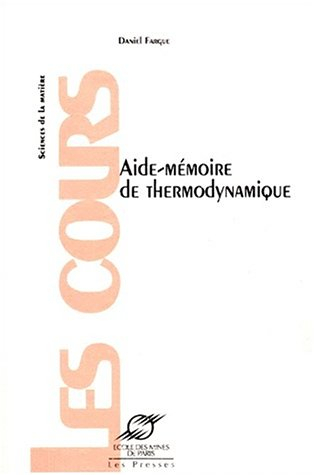 Aide-mémoire de thermodynamique