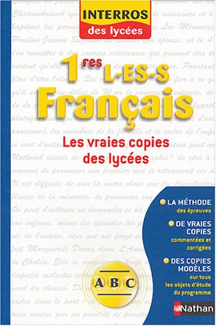 Français 1res L, ES, S : les vraies copies des lycées