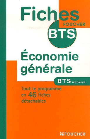 Economie générale BTS tertiaires