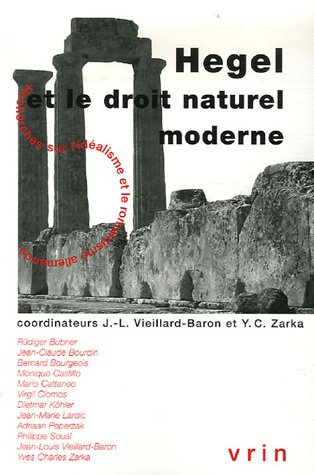 Hegel et le droit naturel moderne